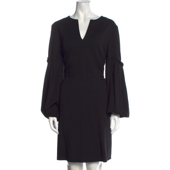 𝅺Tibi Stuctured Minimalist Ponte Knit Bishop Sleeve
Dress - Picture 2 of 11